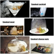 Portable Food Smoker Kit with Wood Chips Battery Powered Cocktail Smoker Indoor Smoke Infuser