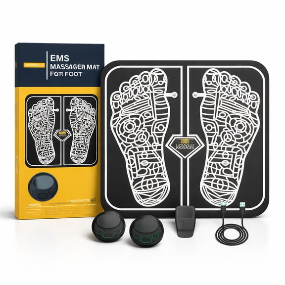 Portable Foot Massager Mat with Remote Relaxation Massage Pad