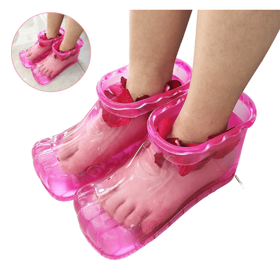 Portable Foot Spa Boots – Heated Massage & Waterproof Home Pedicure Set for Relaxation