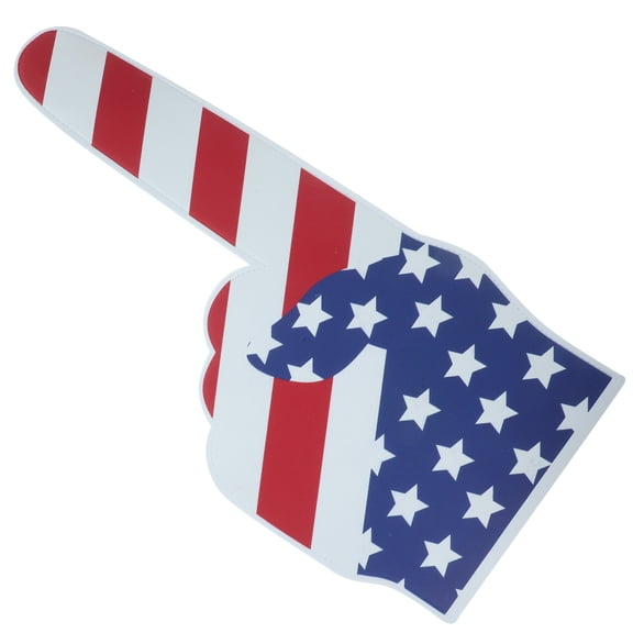Supvox Decorative Foam Finger Prop for Sports Parties Assorted Colors Durable Comfortable Eva Cheerleading Hand