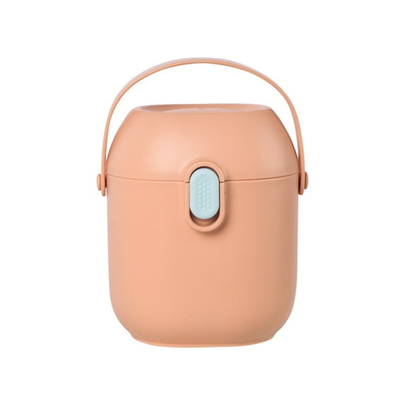 Portable Formula Dispenser & Snack Container, Large - Capacity Milk Powder Scoop Storage With Sealing Design, For Travel, Outdoor Activities, Baby Feeding - Pink