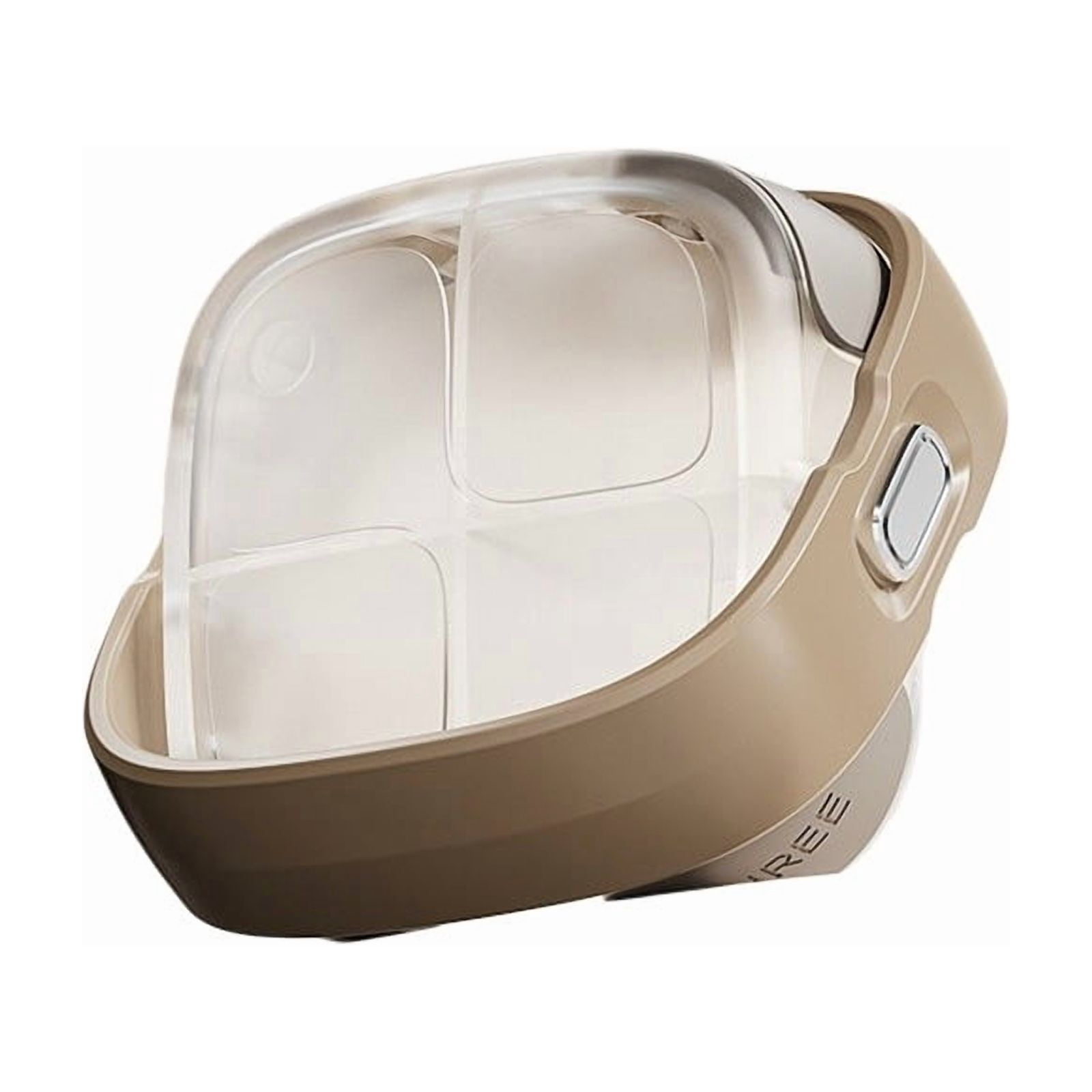 Portabilty Portable Four Compartment Daily Organizer Travel Storage Container ...