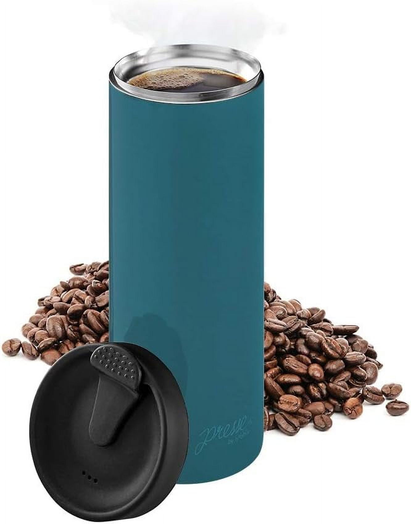 Portable French Coffee Presse To Go Quick Brew, Triple Wall