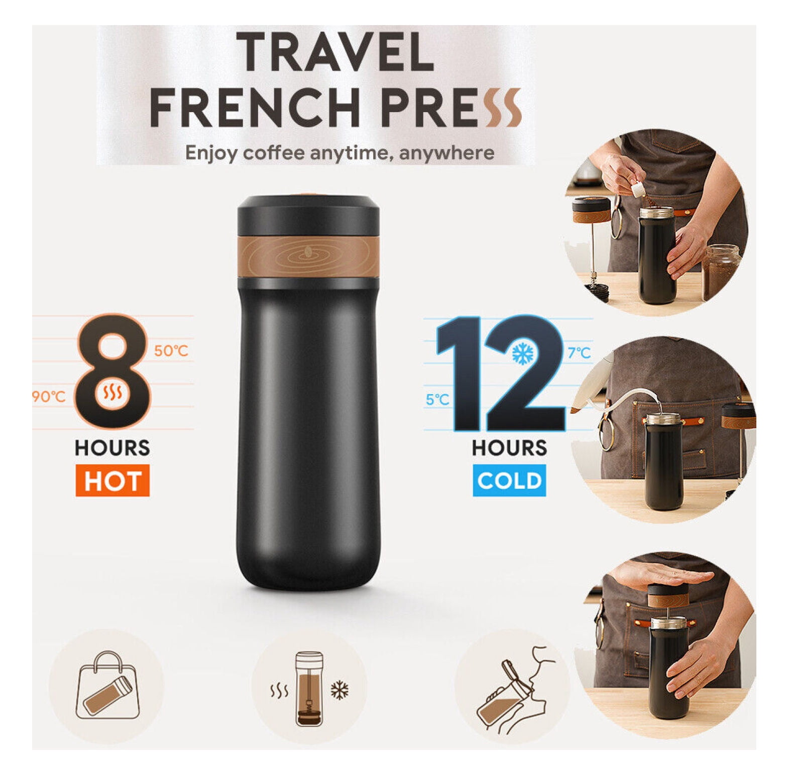 French Press Bodum Flask Amazon Flask Travel Cafetiere BODUM