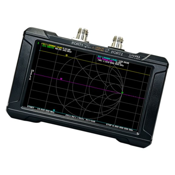 Portable Frequency Tool LiteVNA 67, Capacitive Type-C Connection, TF Card Logging, Return Loss Workflow, Transmission Review