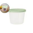 thumbnail image 1 of Portable Fruit Box, Round Storage Container Crock with Lid, Plastic Bento Container for Kitchen, Restaurants, Home, 4.05x3.14", 1 of 7