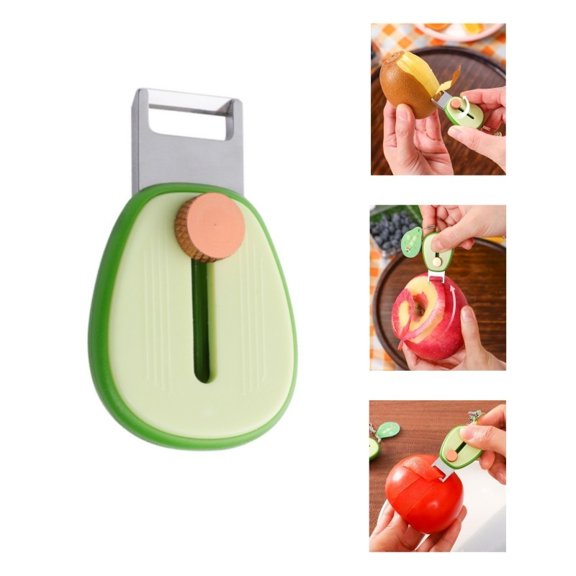 Portable Fruit Peeler for Outdoor and Home Use, Stainless Steel Adjustable Cutter for Easy Peeling Handheld Kitchen Tool Ergonomic Design Efficient Peeling Solution