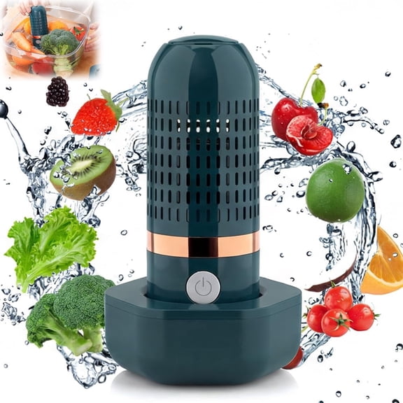 Portable Fruit and Vegetable Washing Machine, 2026 New Fruit and Vegetable Cleaner, IPX7 Waterproof Food Washer for Fruits, Veggies, Meat, Rice & Utensils
