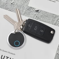 Portable GPS Tracking Mobile Tracking Anti Loss Smart Device Key Finder Locator GPS Finders Tracker Device for Pets Dog Cat Wallet Keychain Luggage, Alarm Reminder(Black)