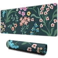 thumbnail image 1 of Portable Garden Flowers Mouse Mat | Non-Slip Rubber Base, Splash Resistant | Smooth Slide Surface | Cute Personalized Design | Comfortable 31.5 × 11.8 inch Size, 1 of 7