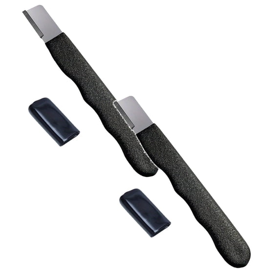 Portable Garden Tool Sharpener, Heavy Duty Knife Sharpener Pocket Blade, Sharpening Tool for Keeps Pruners Scissors Knives Sharp, 2 Pcs, 4.72x0.47"