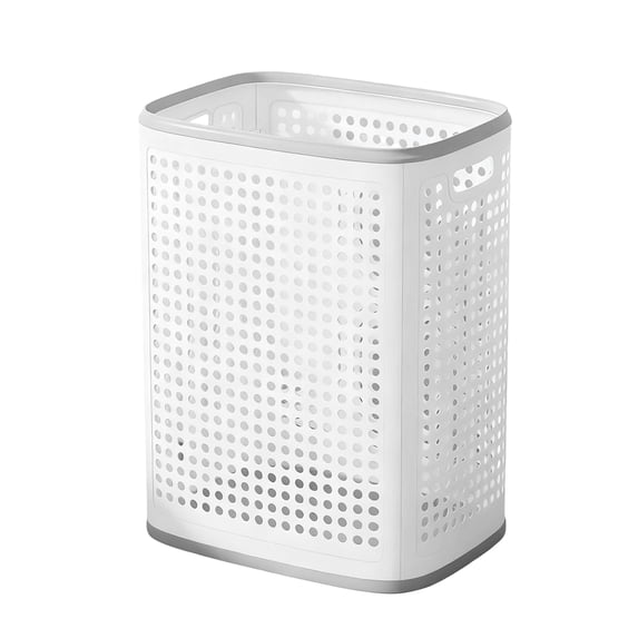 Portable Garment Hamper with Big Capacity and Ventilation for Freshness Clothes Sturdy PP Portable Design