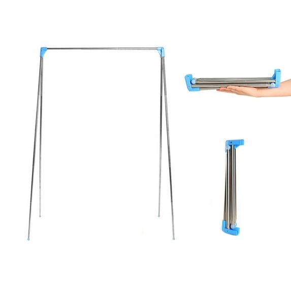Portable Garment Rack Compact Lightweight Foldable Mini Drying Clothe Rack For Travel,Camping,Laundry,Dance,Indoor,Outdoor