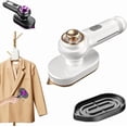 thumbnail image 1 of Mini Garment Steamer Portable Handheld Clothes Steamer for Travel 360° White, 1 of 7