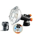thumbnail image 1 of Portable Gas Camping Heater, Mini Tent Stove with Electronic Ignition and Reflector for Outdoor Winter Fishing, 1.1lb Compact Carry Case (Black), 1 of 8