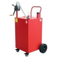 thumbnail image 1 of Portable Gas Fuel Tank,Gas Caddy,Gas Storage Tank,Container Caddy Can with 4 Wheels and Reversible Rotary Hand Pump,Gasoline Diesel Fuel Container for Boat ATV Car Motorcycle, 1 of 7