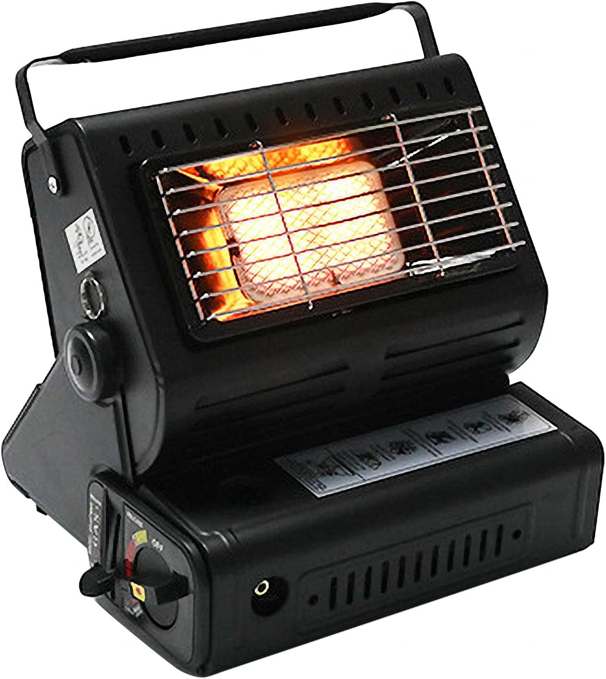 Portable Gas Heater Ceramic Outdoor Camping Butane Space Heater, 1.3KW