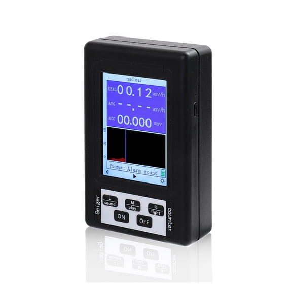 Portable Geiger Counter Nuclear Radiation Detector Personal Dosimeter Marble Tester X-Ray Radiation Dosimeter EMF Meter ,Precise Measurement