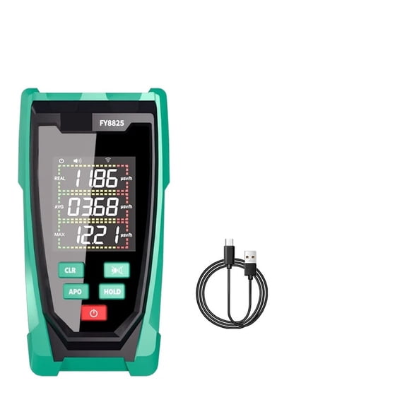Portable Geiger Counter Nuclear Radiation Detector Personal Dosimeter Marble Tester X-Ray Radiation