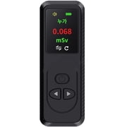 Portable Geiger Counter Nuclear Radiation Detector with Sound and Light Alarm, Pen Design, Black