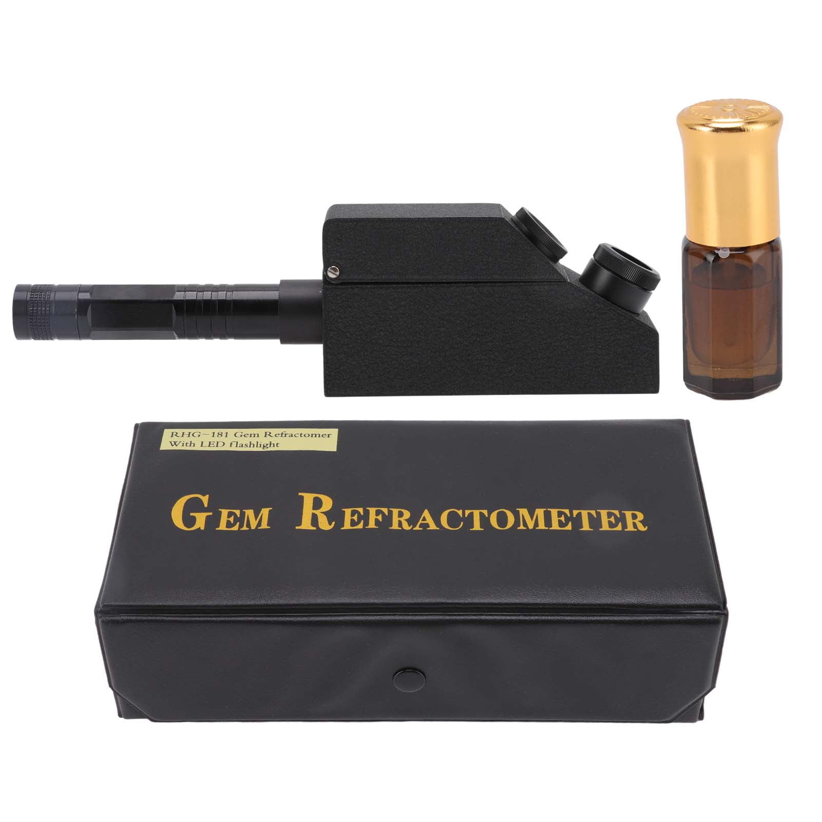Portable Gemstones Refractometer 1.30 to 1.81 Quick Identification High