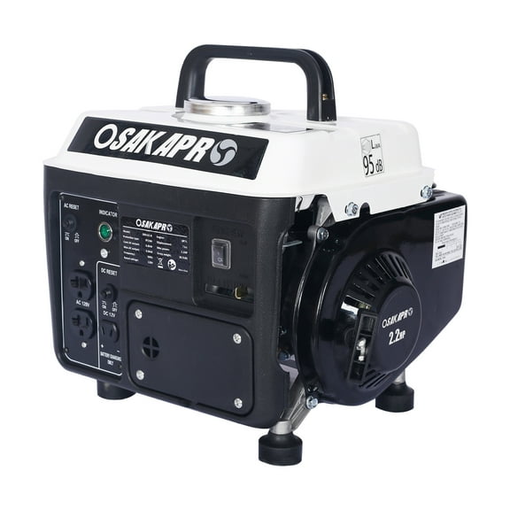 Portable Generator, 800-Watt Gas Powered, Low Noise, EPA Compliant, for Home & Outdoor Use