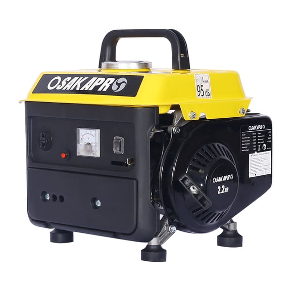 Portable Generator 800W Gas Powered, Quiet Generator for Home & Outdoor