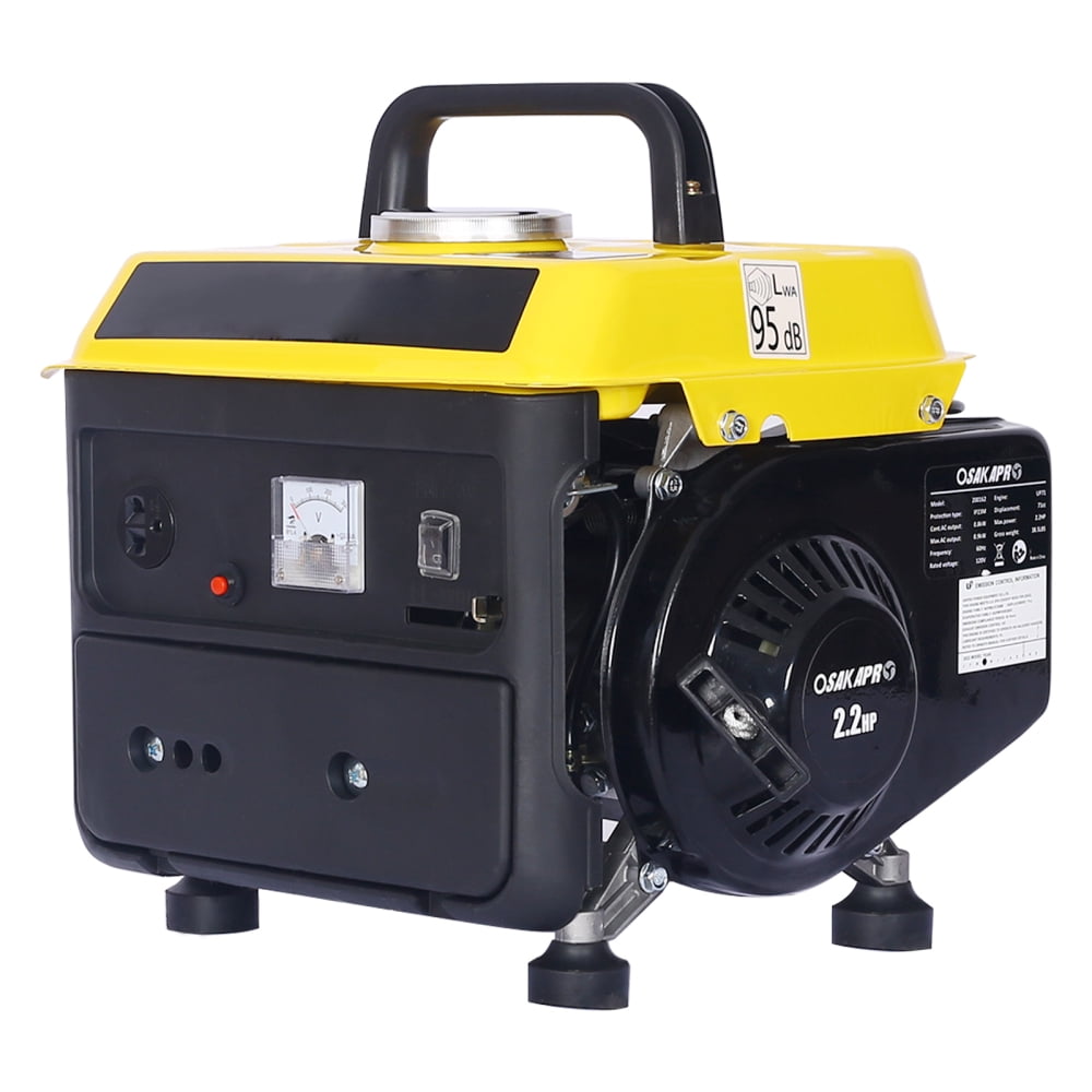 Portable Generator 900W Low Noise Gas Powered Outdoor Generator