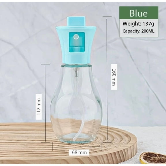 Portable Glass Oil Spray Bottle - Efficient Oil Control Atomizer for Kitchen and Barbecue