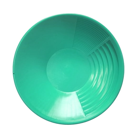 Portable Gold Pans Easy to Use Plastic Gold Pans with Thick Designs for Outdoor Gold & Gemstones Prospecting Activity