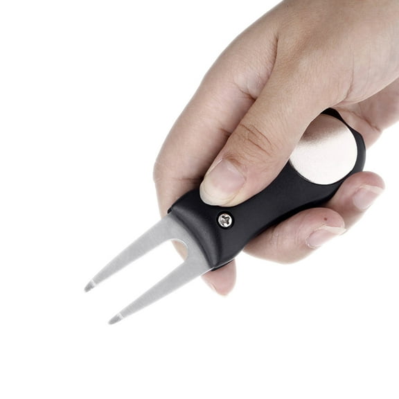 Portable Golf Ball Pitch Mark Green Divot Repair Switchblade Tool Lightweight