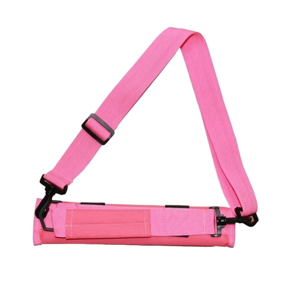 Portable Golf Club Bag with Adjustable Shoulder Strap, Lightweight Travel Carry Case for Sports, Mini Golf Equipment Organizer, Outdoor Gear, Pink