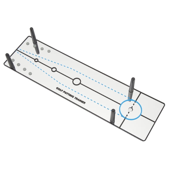 Portable Golf Putting Alignment Mirror Training Aid for Indoor and Outdoor Practice, Acrylic Reflective Surface, 15.35 inches / 39 cm x 4.72 inches / 12 cm