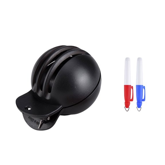 Portable Golfball Liner Marker With Pen Putt Positioning Marker Golfball Putting Alignment Marking Tool Enduring