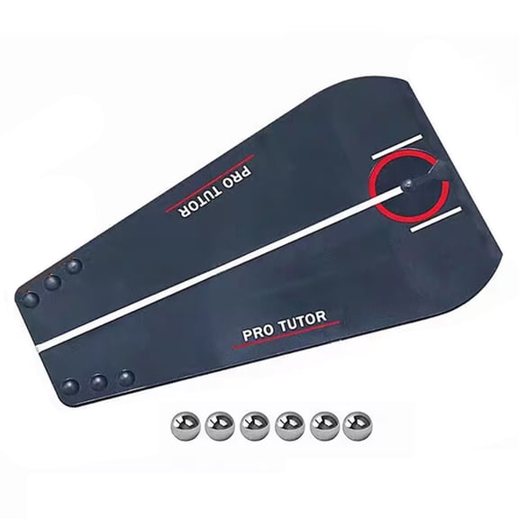 Portable Golfs Putting Tutor Indoor Simulation Track Swing Device Golfs Instructor Putter Trainer Golfs Practice Equipment
