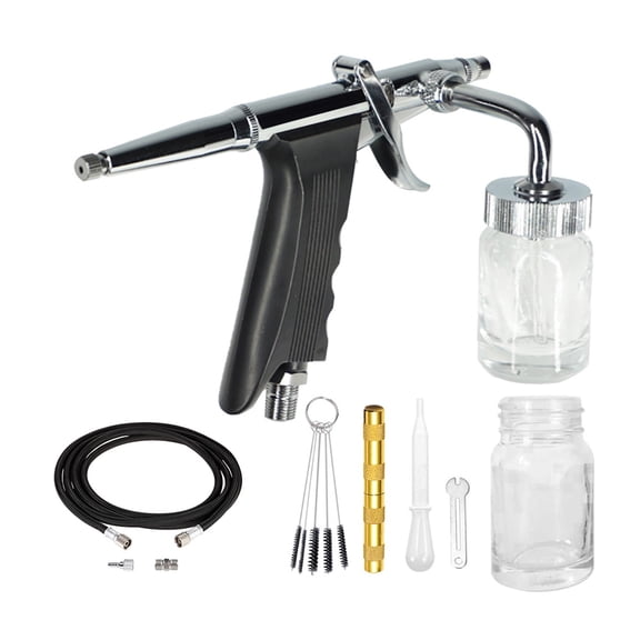 Portable Gravity Feed Art Painting Cake Makeup Beautiful Spray Model Airbrush Pen Kit Pump Set ,Versatile applications
