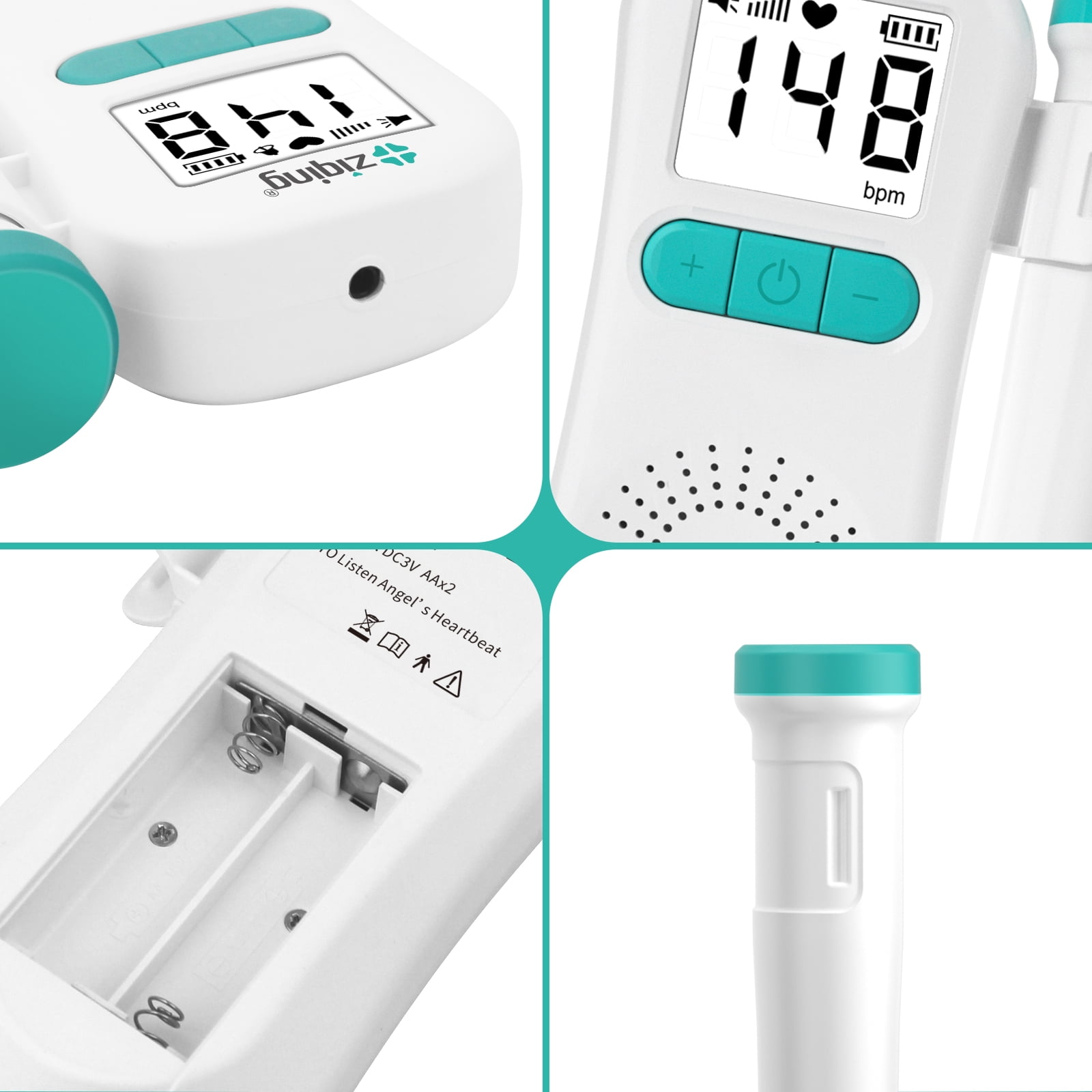Portable Gray Maternity Accessory with LCD Display