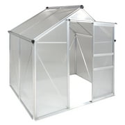 Portable Greenhouses for outdoors | 6 X 8 Greenhouse | Sunroom | Small Green House for plants |Aluminum Patio greenhouse plastic panels |Glass Greenhouse kits |Small greenhouses for outdoors by Ogrow