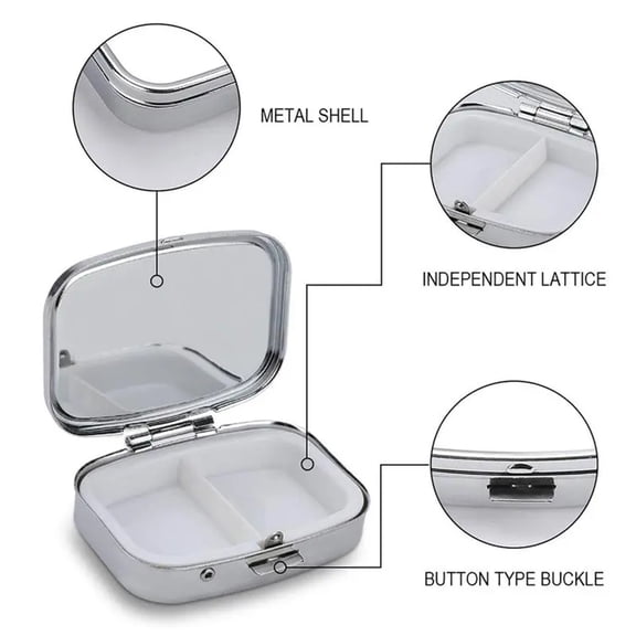 Portable Grid Storage Box Organizer Small Parts Case Travel Home Utility Container
