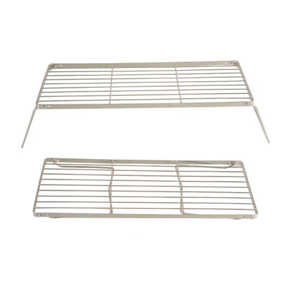 Portable Grill Rack Adjustable Height Outdoor Stainless Steel Cooking Stove Rack Sturdy Camping Barbecue Stand Multiple Sizes For Tailgaters Tabletop Indoor Grill Grill Table Top Barbecue Grill Vt13