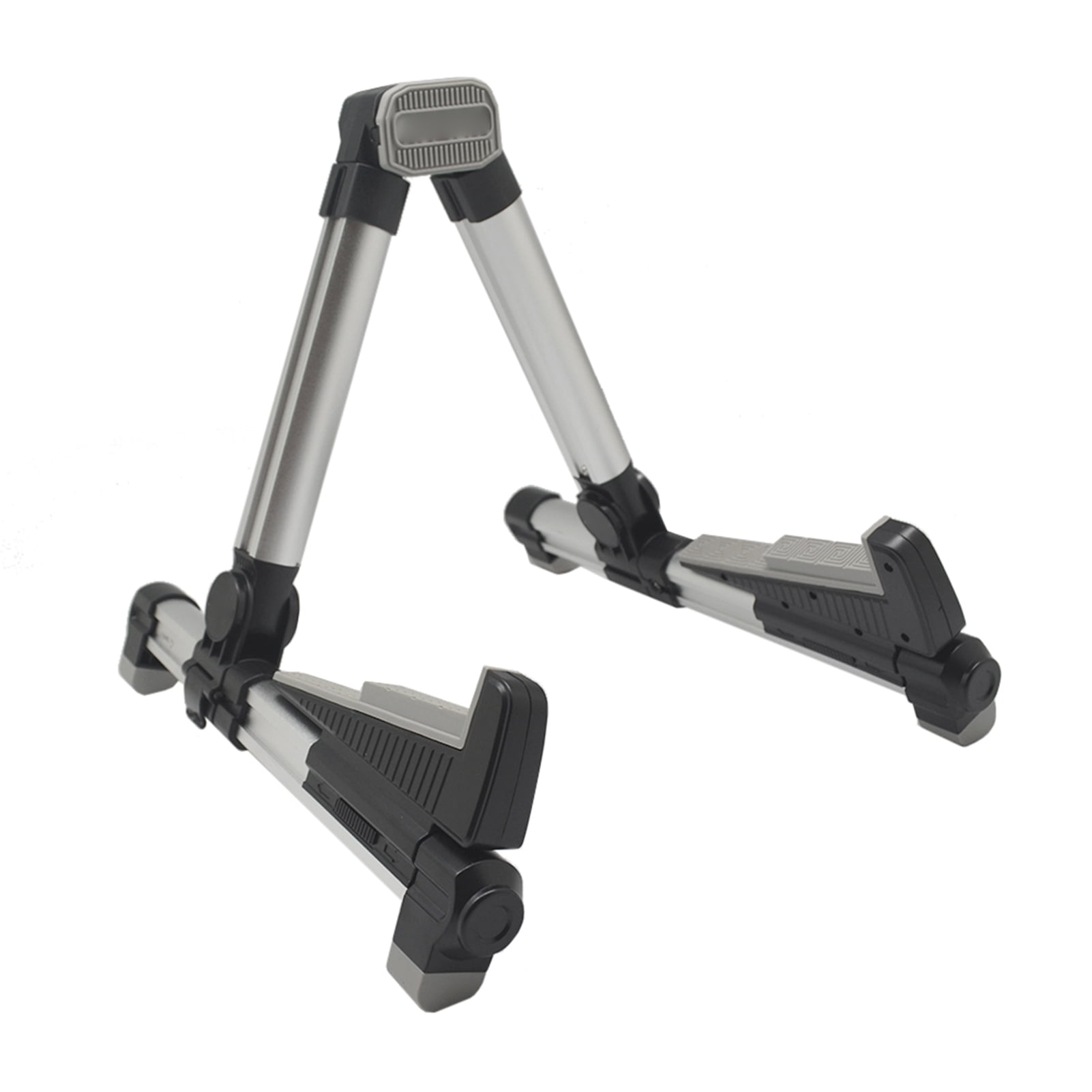 Portable Guitar Holder Holder -08 Folding Adjustable Universal String Instrument Guitar Stand Aluminum Alloy A-Frame for Banjo Acoustic Electric Classical Guitar Ukulele Bass Mandolin