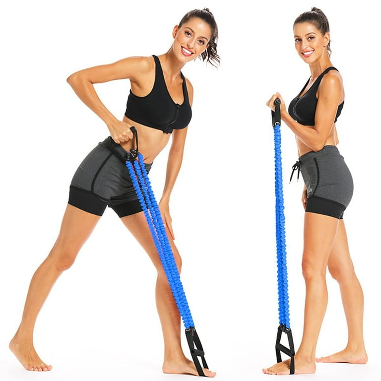 Portable Gym Machine Exercise Elastic Bands Pedal Resistance Arm Pulling Resistant Spring Walmart
