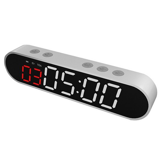 Portable Gym Timer Clock - Small Workout Interval Timer with Magnet, Gym Clocks for Home Gym/Garage/Boxing/Fitness