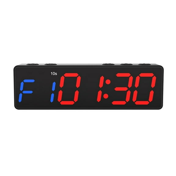 Portable Gym Timer Interval Timer Workout Fitness Clock Countdown/UP/Stopwatch Magnetic USB Rechargable Fitness Timer ,Multi-Functional