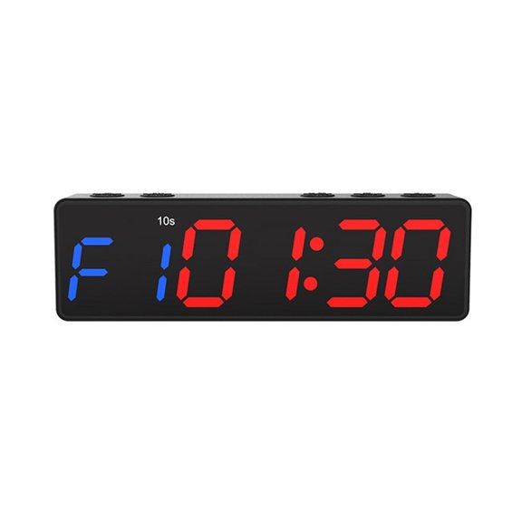 Portable Gym Timer Interval Timer Workout Fitness Clock Countdown/UP/Stopwatch Magnetic USB Rechargable Fitness Timer