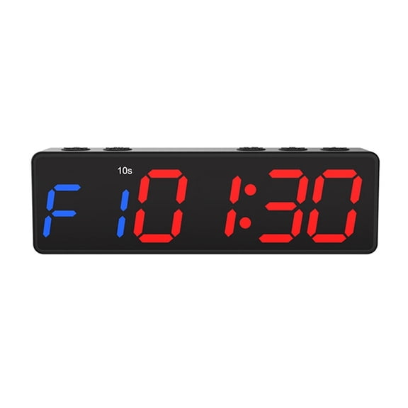 `Portable Gym Timer Interval Timer Workout Fitness Clock Countdown/UP/Stopwatch Magnetic USB Rechargable Fitness Timer