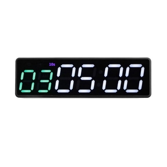 Portable Gym Timer Interval Timer Workout Fitness Clock Countdown/UP/Stopwatch Magnetic & USB Rechargeable