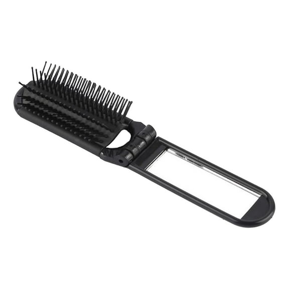 Portable Hair Brush Compact Folding Comb for Effortless Hair Care with -Static Technology