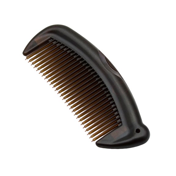 Portable Hair Comb for Scalp Massage and Scurf Control Press Button Brush Lightweight Styling Comb for Everyday Use