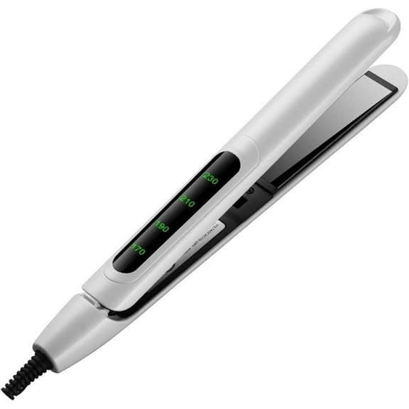 Portable Hair Straightener-Hair Straightener and Curler 2 in 1,Mini Curling Iron Straightener Combo,Straightener and Curling Iron for All Hairstyles, Fast Heating with LCD Display - Hair Straightener